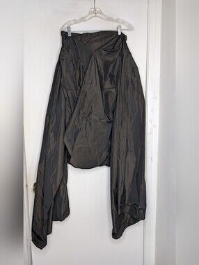 Lilith • Avant Garde RARE! Taffeta/Poly Balloon / Assymetrycial Skirt in Black